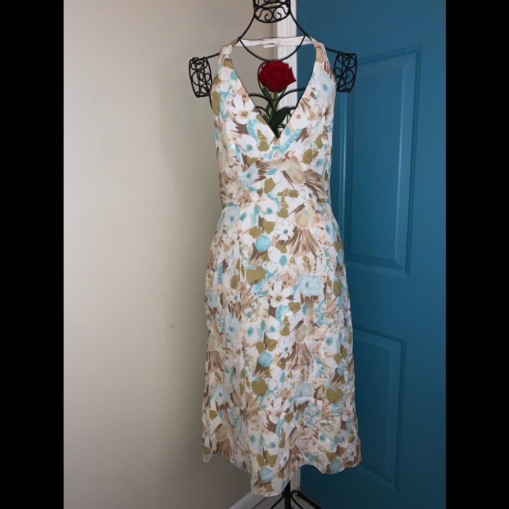 Laundry by Shelli Segal Floral Halter Dress Sz. 12